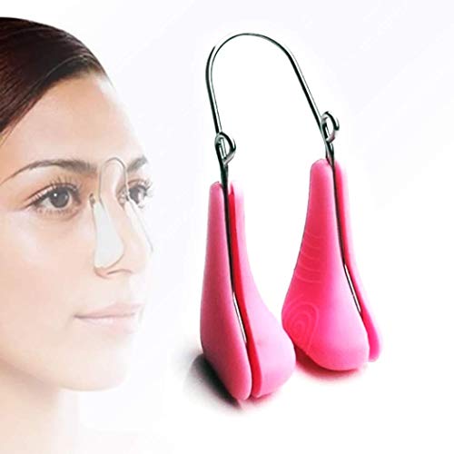 Ktdzone Nose Up Lifting Magic Nose Shaper Clip Beauty Up Nose Bridge Straightener Corrector Slimming Device Pain Free High Up Tool Pink