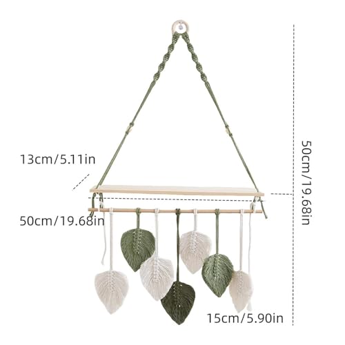 Tapisserie à feuilles tissées pour habiller un mur vide - 2