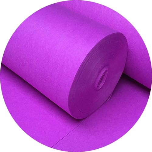 Tapis d'allée de cérémonie violet jetable 2mm pour événement et exposition de mariage