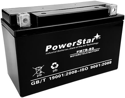 YT7B-BS High Performance - Maintenance Free - Sealed AGM Motorcycle Battery