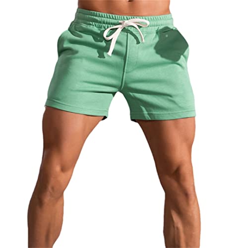 Short d'été en coton homme AXEBHPED EN8 XL, le basique décontracté pour le sport et le quotidien