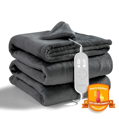 CELESTA Flanell Heizdecke mit Abschaltautomatik...