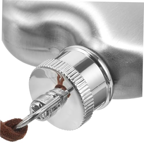 Flacon de vin en cœur acier inoxydable pour activités plein air, flasque compacte 8 pièces - 8