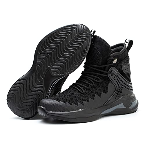 SYLPHID Steel Toe Shoes for Men Work Sneakers for Women Safety Boots Mid Top Lightweight Comfortable Breathable4
