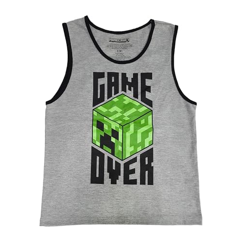 Minecraft Creepers Value 3-Pack of Youth Boy's Sleeveless Muscle Shirts2