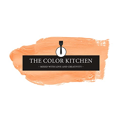 Livingwalls THE COLOR KITCHEN kräftige Wandfarbe - Malerfarbe für farbenfrohe Räume - matte Innenfarbe in Orange - 2,5l Deckfarbe in TCK5010