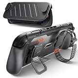 JSAUX PC0121 Etui ochronne do konsoli Nintendo Switch 2, 360°, odporne na wstrząsy, ModCase z tylną obudową, przednią pokrywą, metalową podstawką i silikonowym paskiem, antypoślizgowy uchwyt