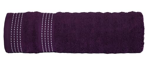 Image of Casa Copenhagen, Super Soft Elegance Collection 2 Pieces 100% Cotton Large Bath Towel (Size : 75 x 150 cm) - Purple & Pink