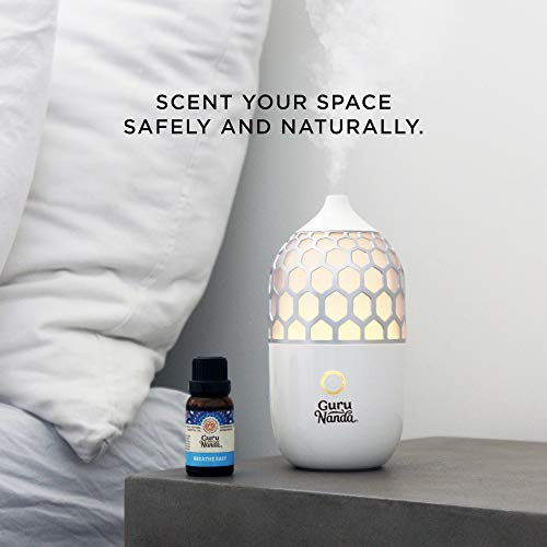Gurunanda (Set Of 6) Therapeutic Grade Essential Oils - 100% Pure & Natural Aromatherapy Single Notes For Oil Diffusers & Topical Use & Essential Oil Diffuser (Pack Of 2) - 100 Ml Ultrasonic Diffuser #TOP4