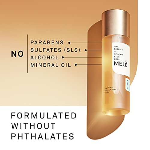 Mele Post Cleanse Tonic Gently Exfoliates To Remove Impurities, Fade Dark Spots, And Help Correct Signs Of Aging Even Tone With Lactic Acid And Vitamin C 5 Oz #TOP3