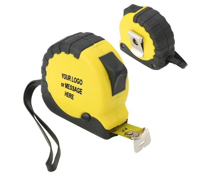 50-Qty Custom Printed 16-Foot Tape Measure with Your Logo or Promotional Copy