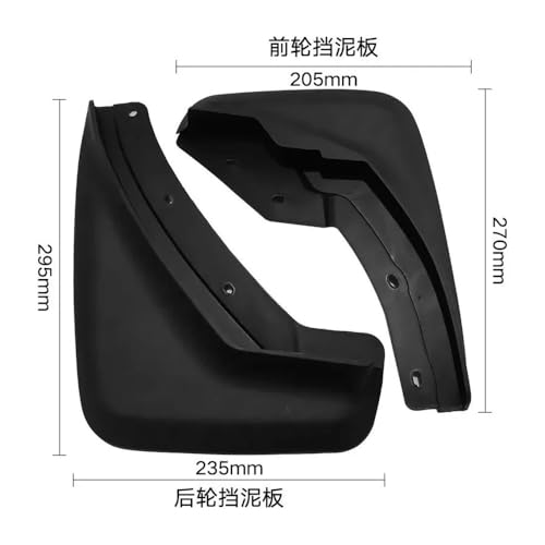 Bavettes pour auto compatible avec Volvo XC40 2017-2022 garde-boue - 3