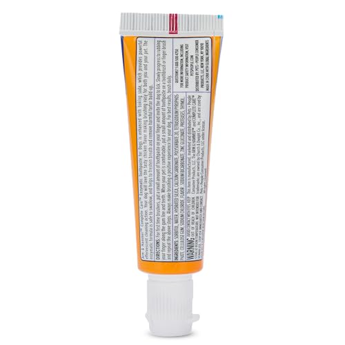 Image of Arm & Hammer Complete Care Dog Dental Kit, Chicken Flavor - Includes Enzymatic Dog Toothpaste and Toothbrush for Dogs - Baking Soda Enhanced Formula, 0.84 Oz