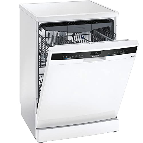 Siemens iQ300 SE23HW60CE - Lavavajillas de libre instalación, ancho de 60 cm, Color Blanco, Lanzamiento 2021