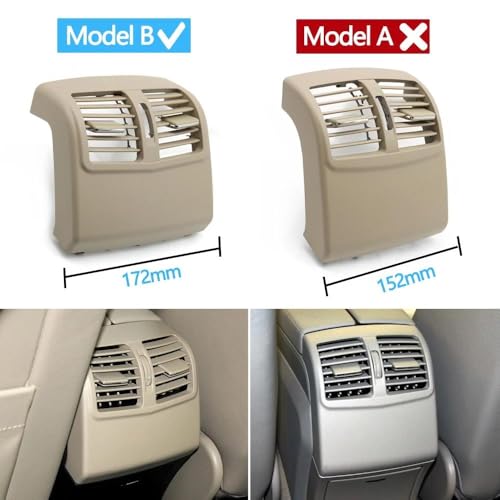 Grille de ventilation arrière cassée ? Solution beige Mercedes W212 - 3