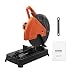 Produktbild VEVOR 2300 W Schleifkappsäge Kappsäge, Multifunktionale Gehrungssäge Zugsäge 35,5 cm 45° Verstellbarer Schraubstock, inkl. Schutzhülle 80 Zähne, Stahlstangen, Aluminiumprofile, Vierkantrohre usw.