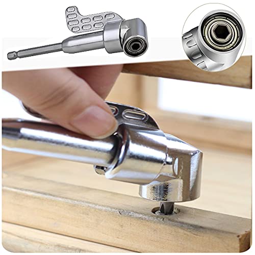 Ouinne Hoekschroevendraaier, booropzetstukken, 1/4 inch zeskantige dopsleutel, dopsleutel, moersleutel, moerset… - Afbeelding 3