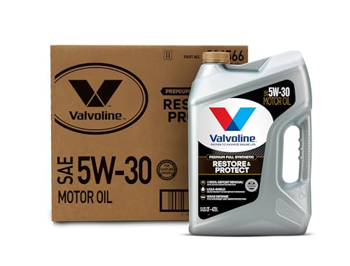 Image of Valvoline Restore & Protect Full Synthetic 5W-30 Motor Oil 5 QT, Case of 3