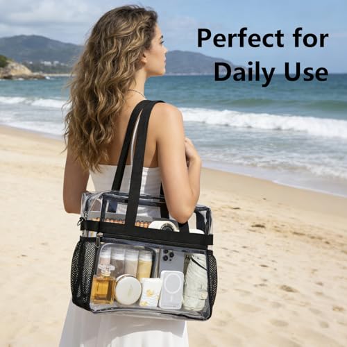 Bolso Tote Transparente PVC Resistente al Agua miniatura 6