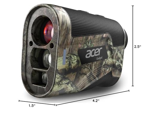 Image of Acer Hunting Range Finder with Slope, 800 Yards Range Finder for Hunting, 6X Magnification, Waterproof Archery Rangefinder for Deer, Rechargeable Battery with Magnet Stripe