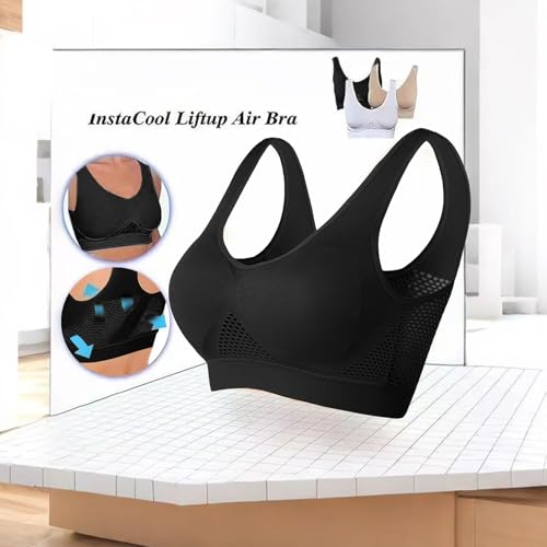 Sports Bra for Women - Plus Size High Support Workout Bra with Cooling Mesh (Full Coverage)4