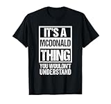 Funny McDonald Family Name Gift Ideas