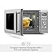 Breville BMO650SIL Compact Wave Soft Close Countertop Microwave Oven, Silver