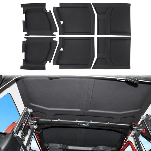 AceRide Boom Mat Black Complete Sound Deadening Kit Compatible with 4-Door Jeep Wrangler JL 2018+
