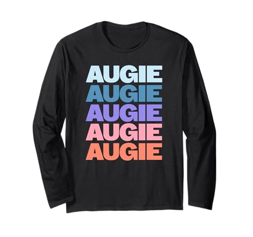 Funny Modern Repeated Text Design Given Name Augie ����T�V���c