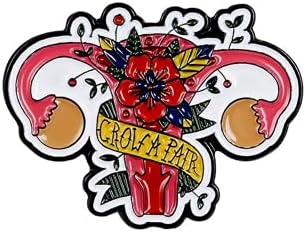 AOTEMAN Uterus Pins Uterus Ovaries Pin Medical Pins Enamel Brooch Uterine Medicine Brooches Feminist Jewelry Gifts for Woman &Doctors and Nurses Graduate Students