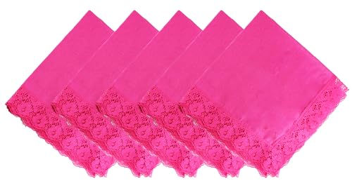 5pcs 24“ Lap scarf lap scarves with lace trims lap handkerchief Lap covers lap skirts for women in church