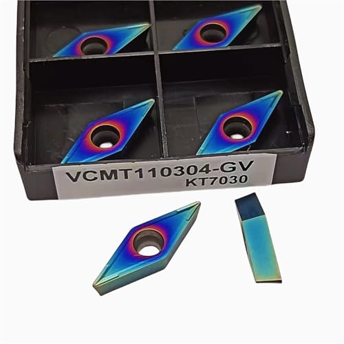 10 piezas Insertos de Carburo VCMT 110304 para Torno CNC miniatura 2
