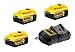 Produktbild DeWalt DCB105P3-QW Akku-Starterkit 18V 5,0Ah DCB105P2-QW