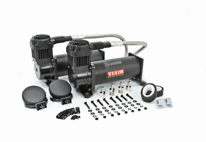 VIAIR 444 C DUAL Pack Stealth Black Compressors for Air Ride Suspension