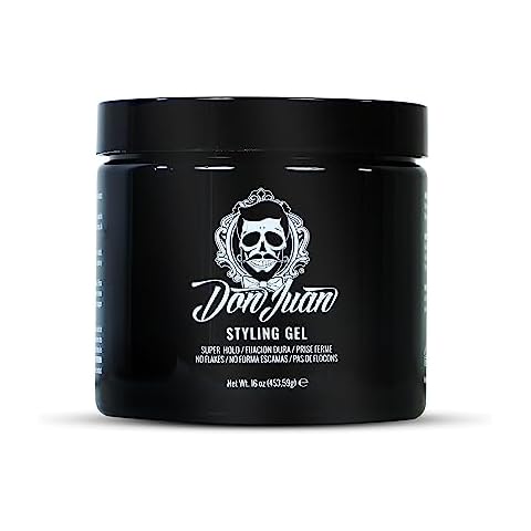 Don Juan Hair Styling Gel | Strong Hold | Non-flaking Formula | Summer Sea Breeze Scent, 16oz Cover