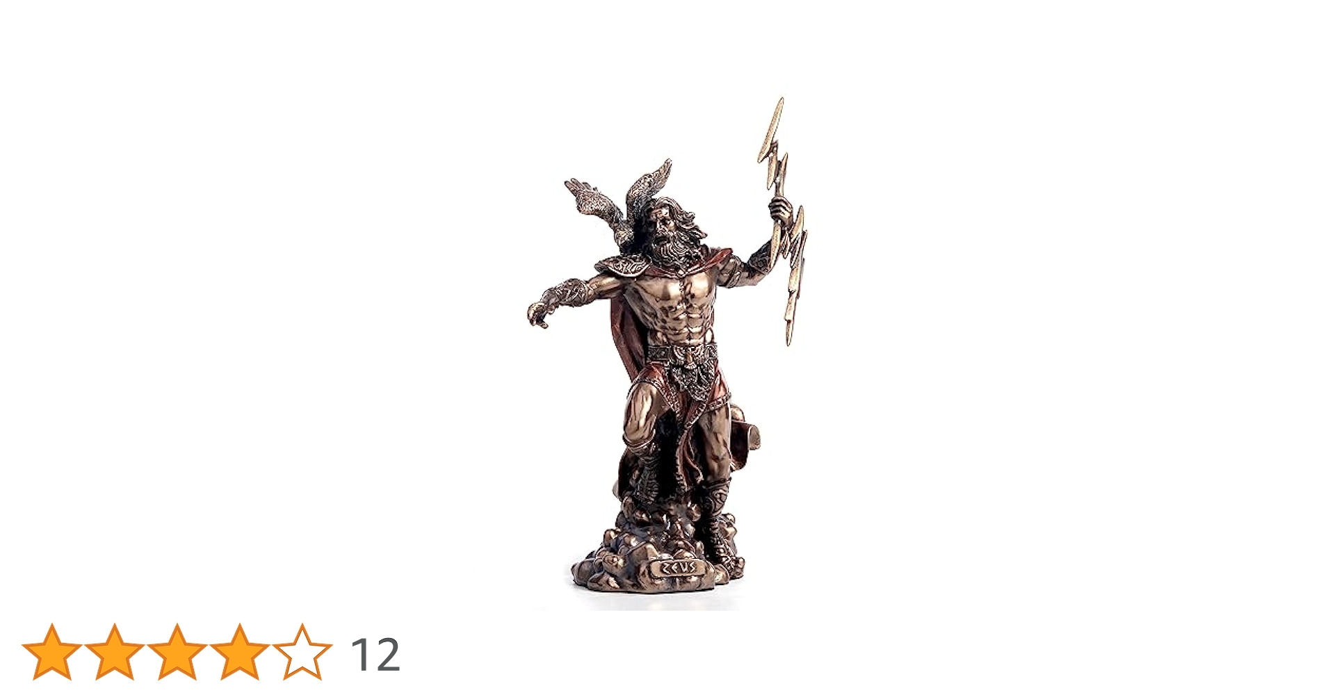 Amazon.co.jp: Veronese Design 7 1/2インチ ゼウス 天空の神