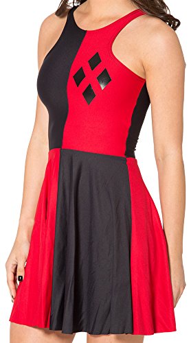 Image of Sister Amy Printed Elastic Sleeveless Shaping Breathable Camisole Skater Dress