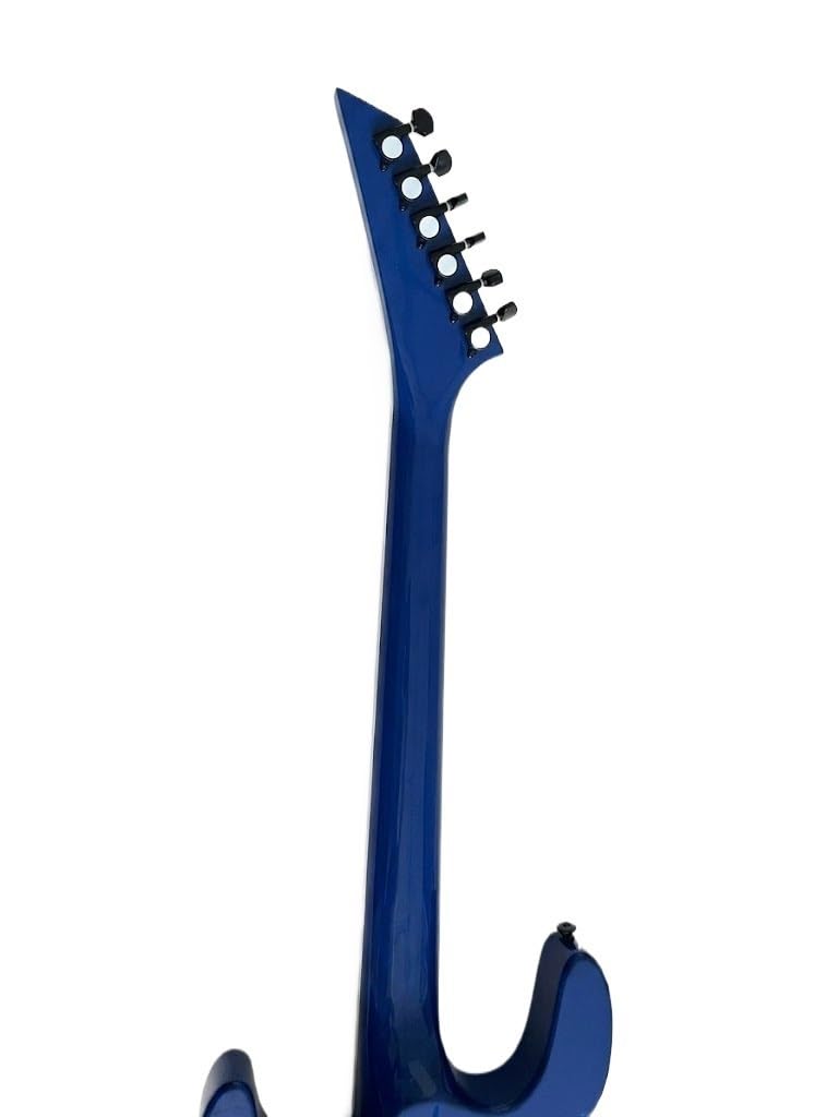 Chitarra elettrica Solid Body, blu con pickup HSS e tremolo bloccabile, 6 corde full size for hard rock (Guitarra Eléctrica)