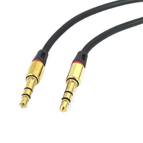 Cable de audio Jack 3.5mm macho a macho 1.2 m 2 unidades miniatura 1