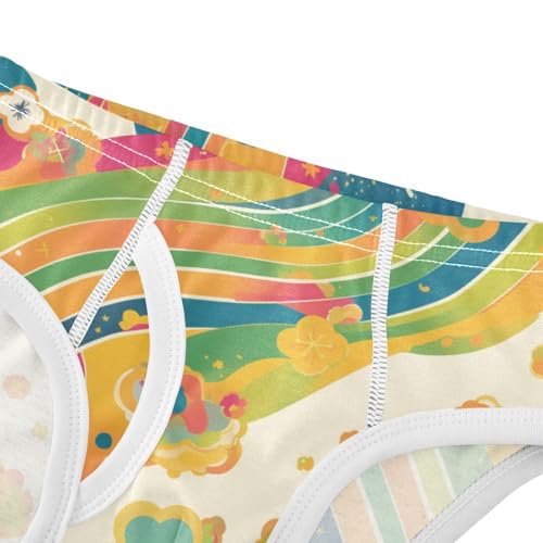 KLL Shamrock and Polka Dot Boys Toddler Cotton Training Underwear Breathable Children Undies4