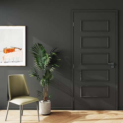 Colingmill 1 Set Peel and Stick Door Moulding Kit 3-Layer Premade Door Panels Molding Trim Self Adhesive 3D Trim for Mirror Window Frame Decor (22\"x7.9\",Five-Layer) - Thumbnail 5