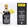 La Secchia – “Quattro Stelle” Balsamico-azijn uit Modena. Gerijpt in 16 jeneverbesvaten. Gemiddelde dichtheid. 250 ml fles met kurk doseerdop