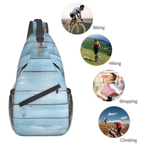 Bolso Cruzado Deportivo Negro para Hombre y Mujer miniatura 6
