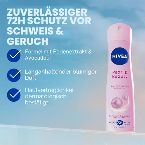 Nivea Deo Spray Pearl & Beauty, 150ml – Ansicht 3