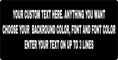 Personalized Custom Bumper Sticker- Design Your Own (Multiple Sizes and Quantities. (3 x 8 inch Single)