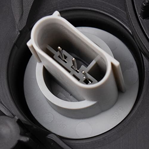 Image of TRQ Performance Driver and Passenger Side Headlight Assembly Set Black Housing Compatible with 11-16 Ford F-250 Super Duty 11-16 Ford F-350 Super Duty 11-16 Ford F-450 Super Duty