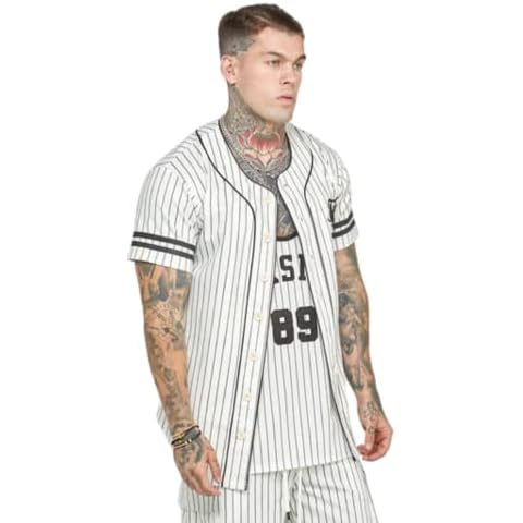SikSilk Beige Baseball Jersey Cover