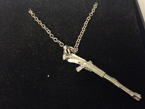 Fusil Gt133 collier en étain fin le cadeau idéal pour homme expédié du Derbyshire