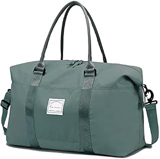 VMIKIV Sports Gym Bag Womens Travel Bag Mens Weekend Duffle Bag for Overnight Hospital Bag,Cabin Bag Hand Luggage Waterproof Carry on Bag for Easyjet Undearseat Tote Bags for Vacation,Shopping,Sport