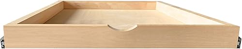 Vista 36 de Cajón de cierre suave, cajones de armario de cierre suave, bandeja extraíble de madera, organizador de gabinete de cocina, estante deslizante